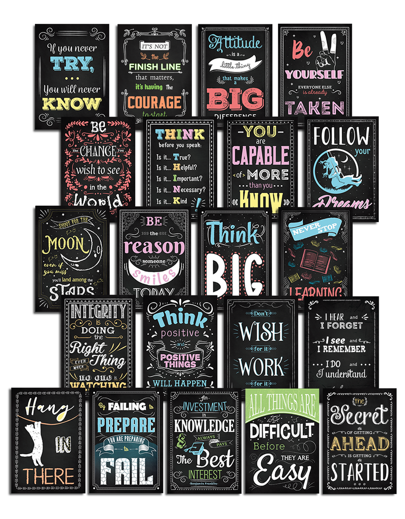 inspirational posters for kids | wall decor poster – EverydayEducate